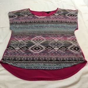 🛍Signature Studio Hi-Lo Top XL, Multi Color Front